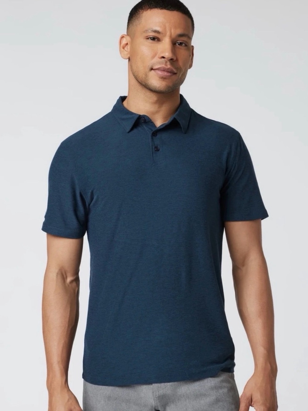 Vuori Strato Tech Polo Shirt Men’s Sz Small Performance Activewear Stretch